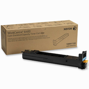 Xerox Standard Capacity Cyan Toner Cartridge, 8K Page Yield (106R01320)