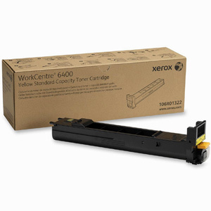 Xerox Standard Capacity Yellow Toner Cartridge, 8K Page Yield (106R01322)