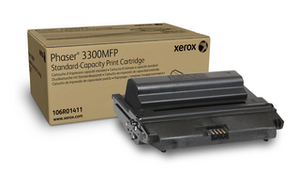 Xerox 106R01411 Standard Capacity Black Laser Toner Cartridge, 4K Page Yield (106R01411)
