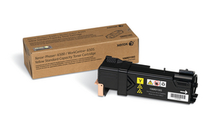 Xerox Standard Capacity Yellow Laser Toner Cartridge, 1K Page Yield (106R01593)