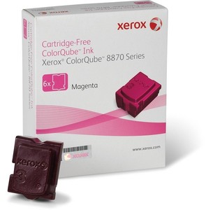 Xerox ColorQube 6 Solid Magenta Ink Wax Sticks, 17.3K Yield (108R00955)