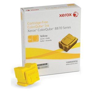 Xerox ColorQube 6 Solid Yellow Ink Wax Sticks, 17.3K Yield (108R00956)