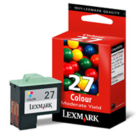 Lexmark No 27 Colour Ink Cartridge (10NX227E)