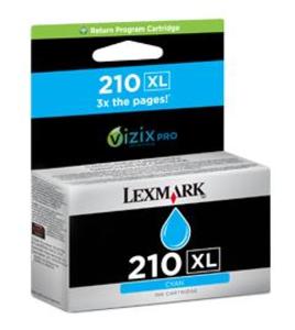 Lexmark 210-XL Return Program High Capacity Cyan Ink Cartridge - 014L0175E (14L0175E)