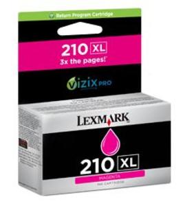 Lexmark 210-XL Return Program High Capacity Magenta Ink Cartridge - 014L0176E (14L0176E)