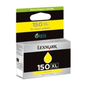 Lexmark 150-XL Return Program High Capacity Yellow Ink Cartridge - 014N1618E (14N1618E)