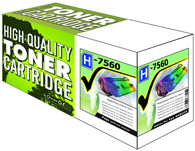 Tru Image Black Laser Toner Cartridge Compatible with HP Q7560A