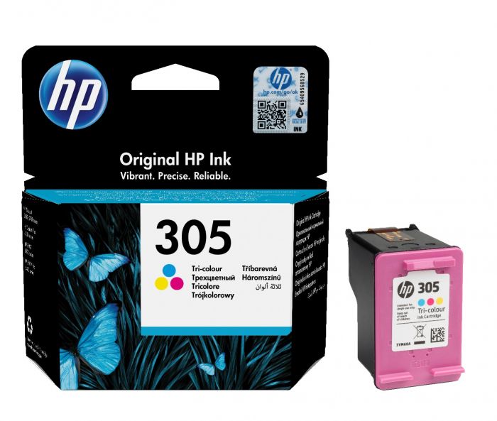 HP 3YM60AE 305 Tri Colour Ink Cartridge (305)
