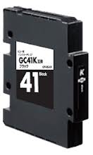 Ricoh 405765 Gel Print GC41K Black Ink Cartridge (GC-41K), 510 Page Yield
