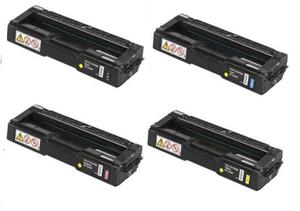 Ricoh 40648 Toner Cartridges (SPC-310he) 4 CMYK Set 406479/80/81/82 (40648 Multipack)