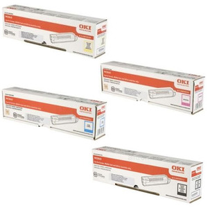OKI 4405925 Toner Cartridges Multipack, Set of 4 High Capacity (CMYK) (4405925 Multipack)