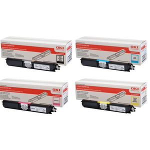 OKI 4425072 Toner Cartridges Multipack, Set of 4 High Capacity (CMYK) (4425072 Multipack)