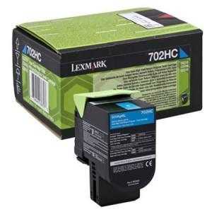 Lexmark 702C Return Program Cyan Toner Cartridge, 1K Page Yield