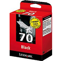 Lexmark No 70 Twin Pack Black Ink Cartridges (80D2957)