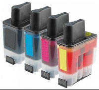 Tru Image Premium LC-900BK, LC900 C/M/Y Compatible Ink Cartridges