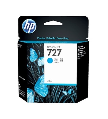 HP 727 Cyan Ink Cartridge - B3P13A