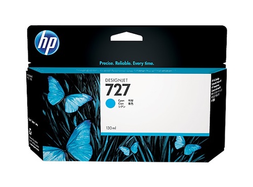 HP 727 High Capacity Cyan Ink Cartridge - B3P19A