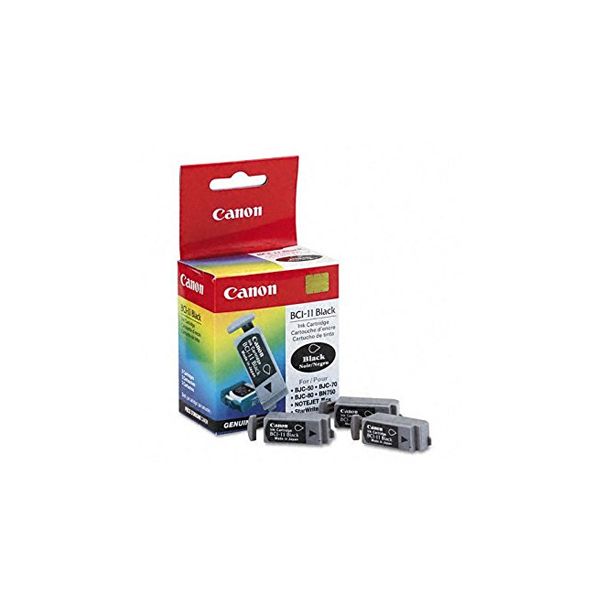 Canon BCI-11 (3 Pack) Black Ink Cartridges (BCI-11BK)