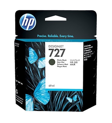 HP 727 Matte Black Ink Cartridge - C1Q11A