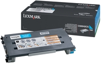 Lexmark 0500H2CG High Capacity Cyan Toner Cartridge, 3K Page Yield (C500H2CG)