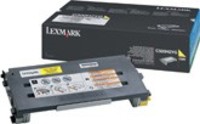 Lexmark C500H2YG High Capacity Yellow Toner Cartridge, 3K Page Yield (C500H2YG)