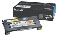 Lexmark 0C500S2YG Standard Capacity Yellow Toner Cartridge, 1.5K Page Yield (C500S2YG)