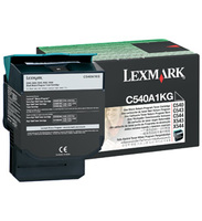 Lexmark C540A1KG Return Program Black Toner Cartridge, 1K Page Yield (C540A1KG)