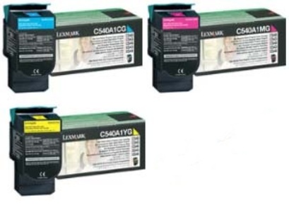 Lexmark C540A1 CMY - Tri Colour Pack of C540A1CG/MG/YG (C540A1 CMY)