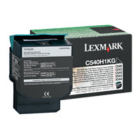 Lexmark C540H1KG High Capacity Return Program Black Toner Cartridge, 2.5K Page Yield (C540H1KG)