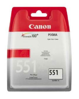 Canon 551 Cyan Ink Cartridge - CLI 551C, 7ml (CLI-551C)