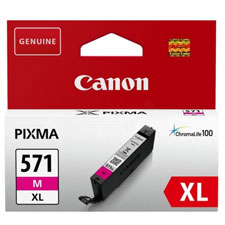Canon 571XL High Capacity Magenta Ink Cartridge - CLI 571XL M, 11ml (CLI-571XLM)