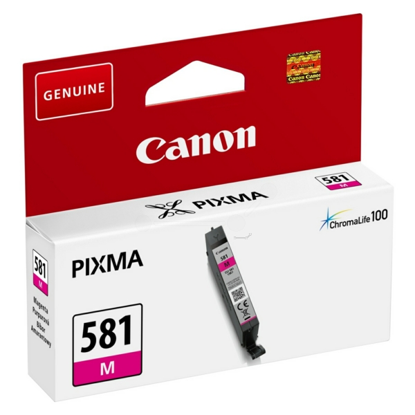 Canon 581 Magenta Ink Cartridge - CLI 581M, 5.6ml (CLI-581M)