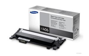 Samsung CLT K406S Black Laser Toner Cartridge, 1.5K Page Yield (CLT-K406S)