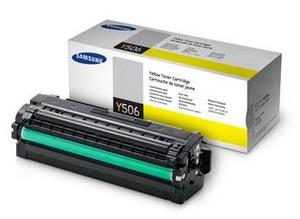 Samsung High Capacity CLT Y506L Yellow Laser Toner Cartridge, 3.5K Page Yield (CLT-Y506L)