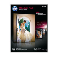 HP Premium Plus Glossy Photo Paper, 5x7, 130x180mm, 300gms, 20 Sheets