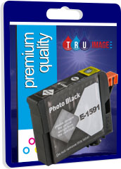 Tru Image Compatible Photo Black Pigment Ink Cartridge for Epson T1591 - 17ml