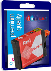 Tru Image Compatible Red Pigment Ink Cartridge for Epson T1597 - 17ml (E-1597)
