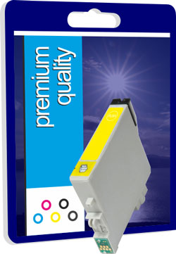 Tru Image Premium Compatible T0614 Yellow Ink Cartridge, 18ml
