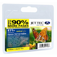 Jet Tec  E71Y Yellow Ink Cartridge for T071440, 5.5ml (E71Y)