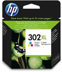 HP 302XL High Capacity Color Ink Cartridge - 302 XL (F6U67AE)