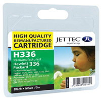 Jet Tec Replacement Black Ink Cartridge (Alternative to HP No 336, C9362E)