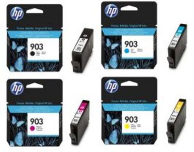 HP 903 Multipack - 4 Ink Cartridges Pack (Black Cyan Magenta Yellow) (HP 903 Multipack)