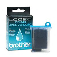 Brother LC-02C Cyan Ink Cartridge (LC02C)
