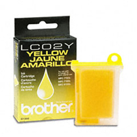 Brother LC-02Y Yellow Ink Cartridge (LC02Y)