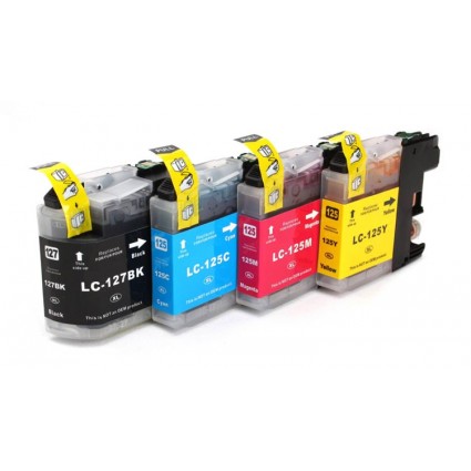 Tru Image Brother LC127XL and LC125XL Compatible Multipack Ink Cartridge