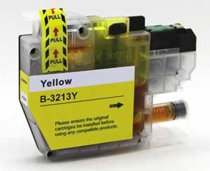 Tru Image Brother LC3213Y Yellow Ink Cartridge - High Capacity Compatible LC-3213Y Inkjet Printer Cartridge (LC3213Y-CPT)