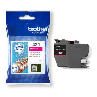 Brother Magenta Ink Cartridge, LC-421M (LC421M)