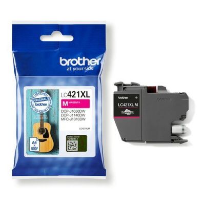 Brother High Capacity Magenta Ink Cartridge, LC-421XLM (LC421XLM)