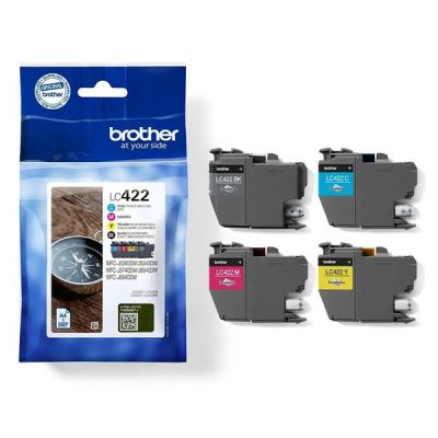 Brother LC422VAL Multipack CMYK Ink Cartridges (LC422VALBP)