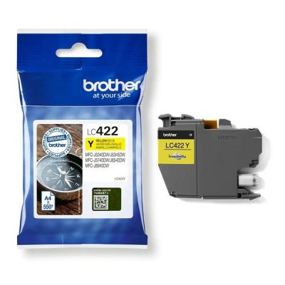 Brother LC422Y ellow Ink Cartridge (LC422Y)